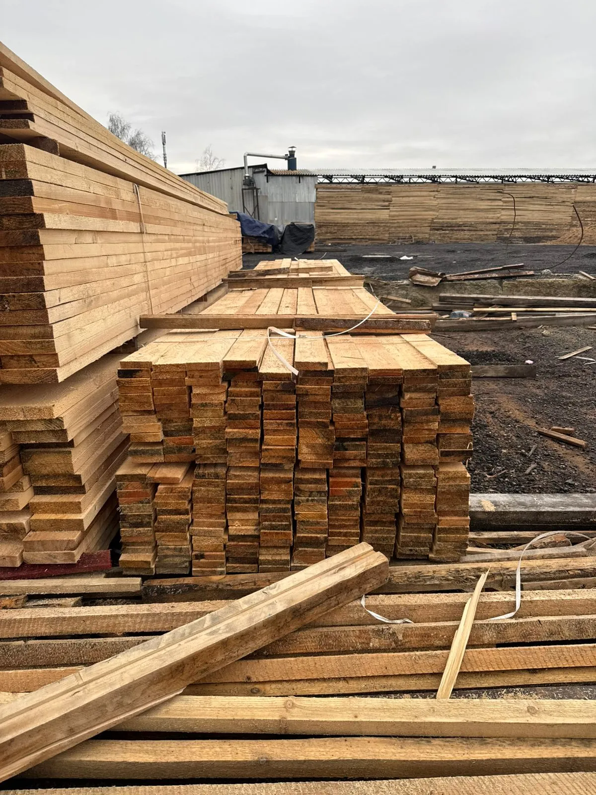 Купить Доска обрезная 25х100х6000 мм ГОСТ, 1 сорт