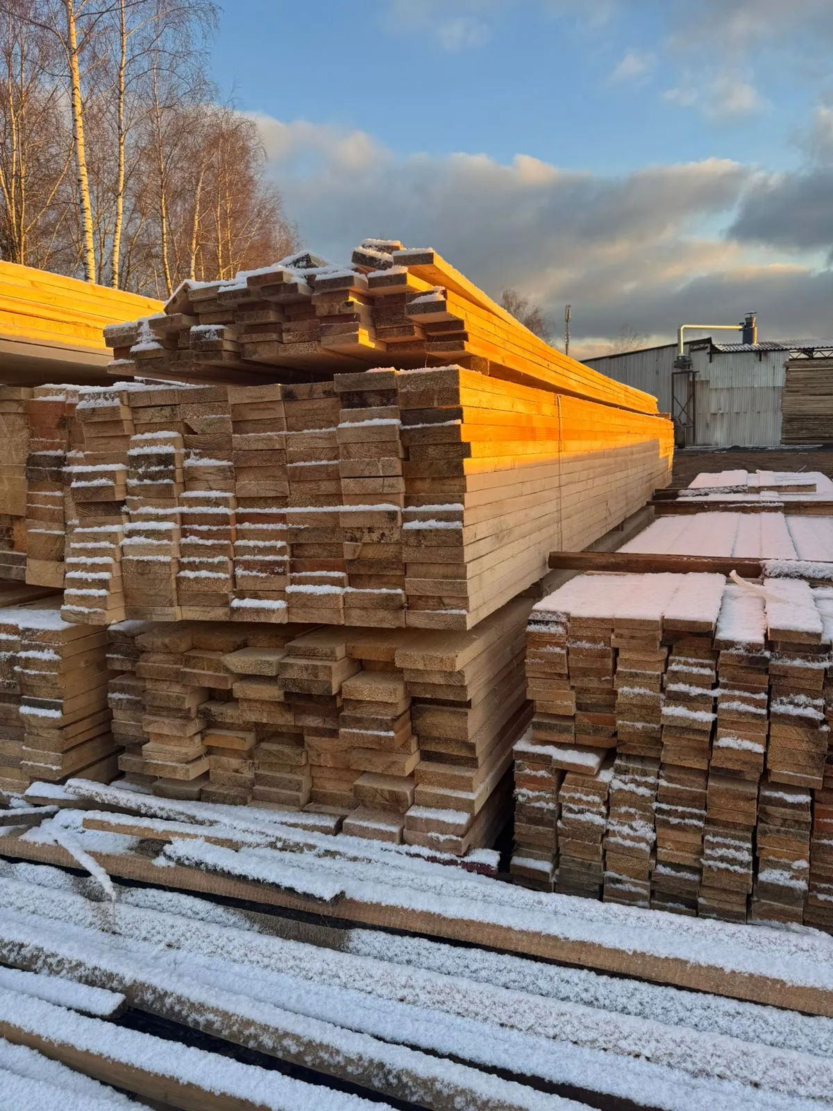 Купить Доска обрезная 40х150х6000 мм ГОСТ, 1 сорт