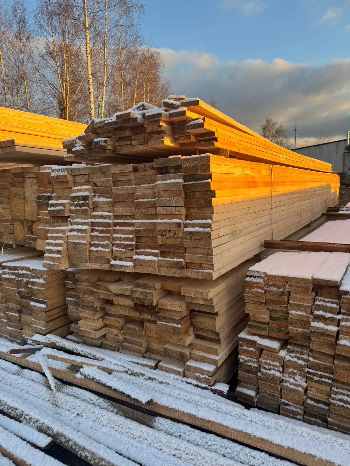 Купить Доска обрезная 40х150х6000 мм ГОСТ, 1 сорт