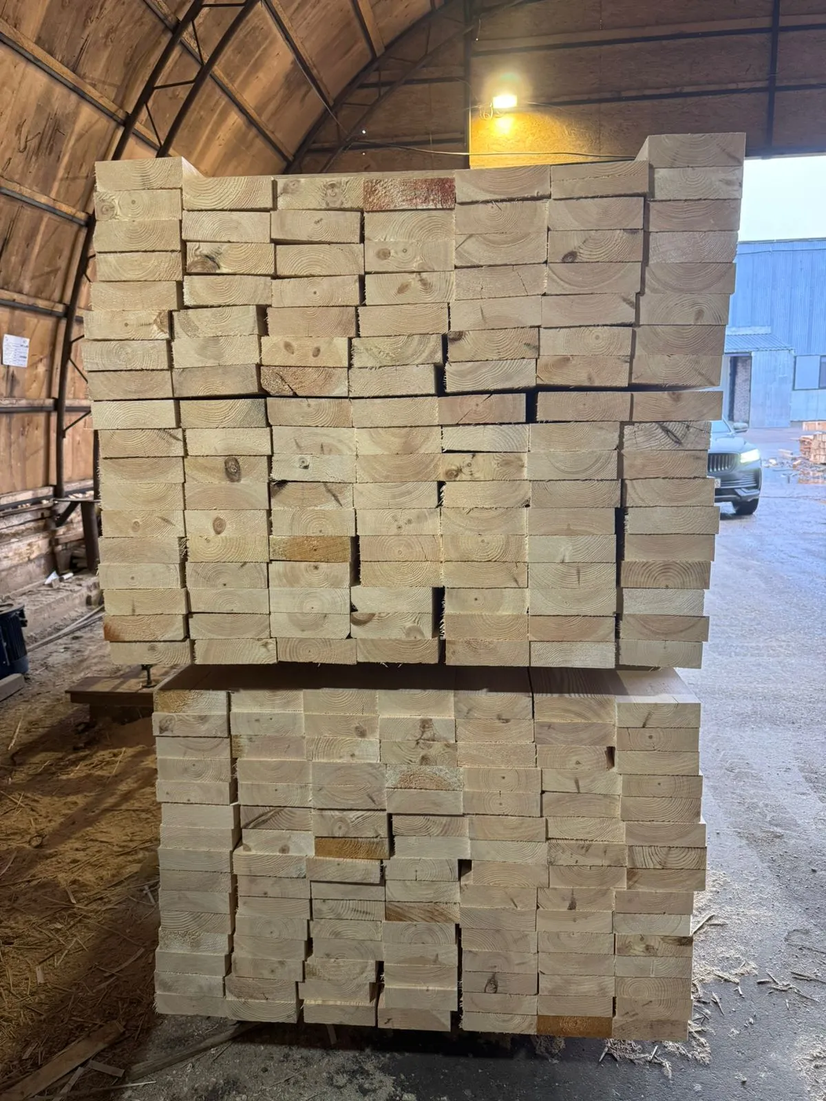 Купить Доска строганная сухая 50х150х6000 мм ГОСТ