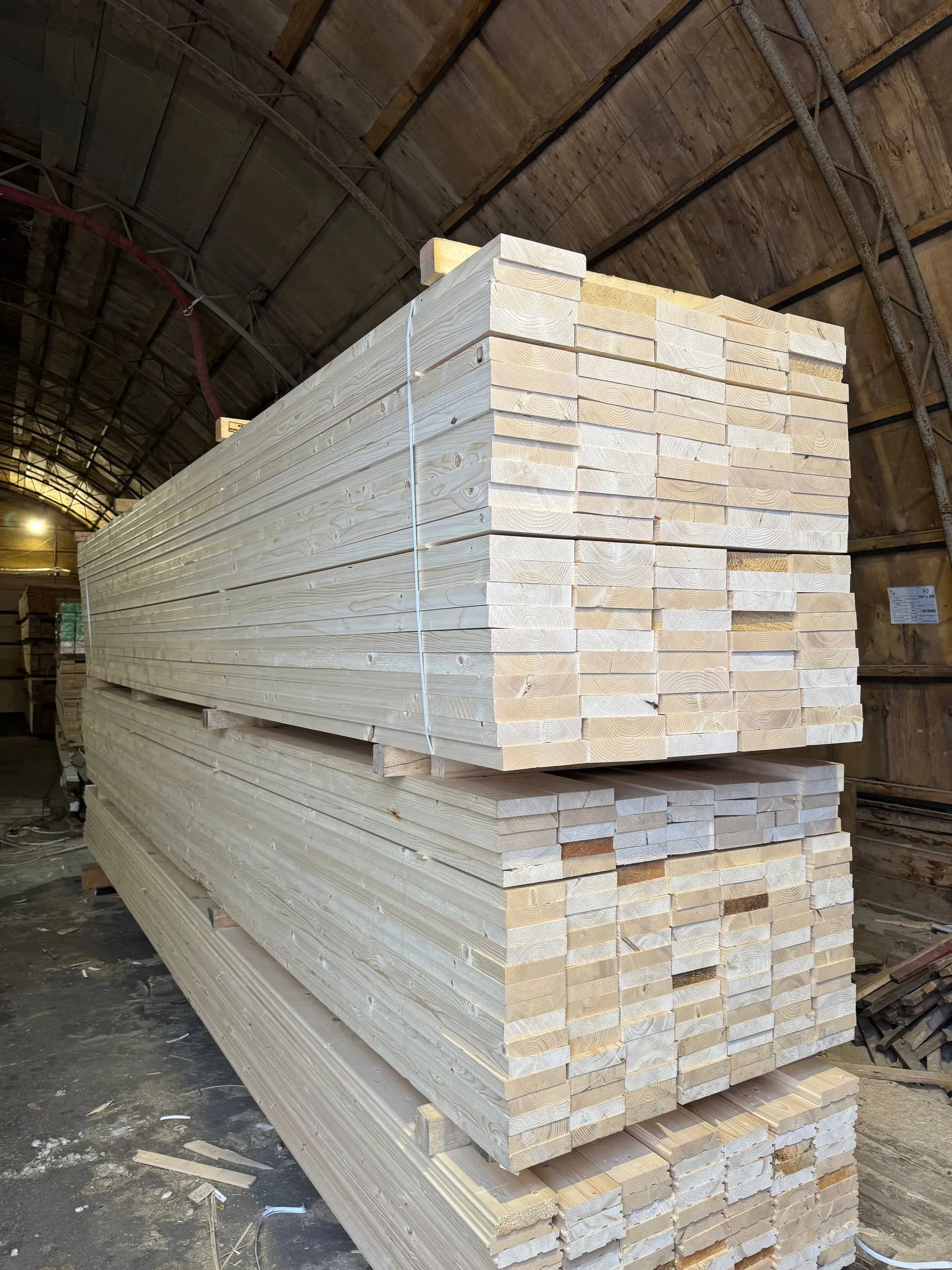 Купить Доска строганная сухая 45х240х6000 мм 