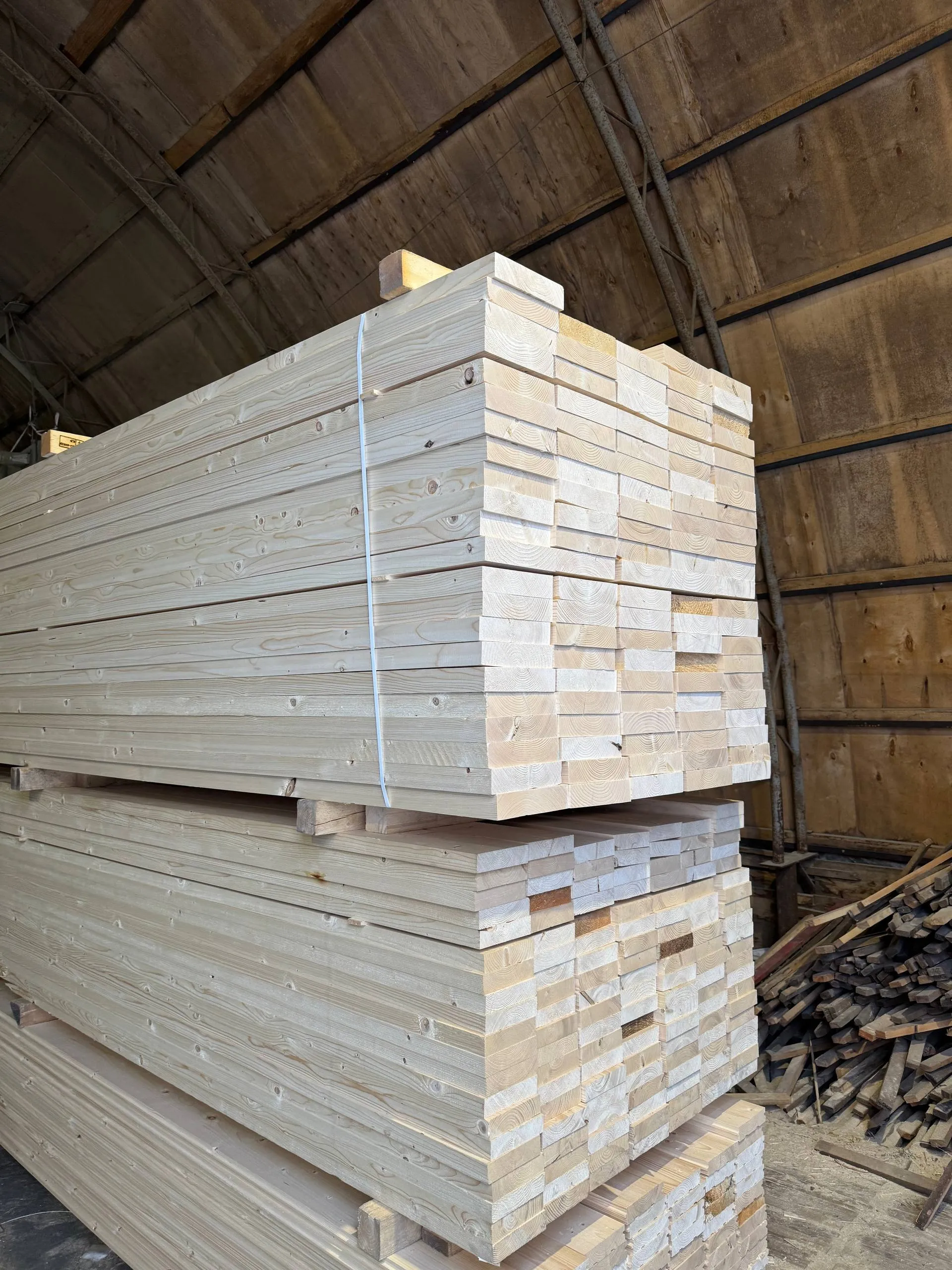 Купить Доска строганная сухая 45х240х6000 мм 