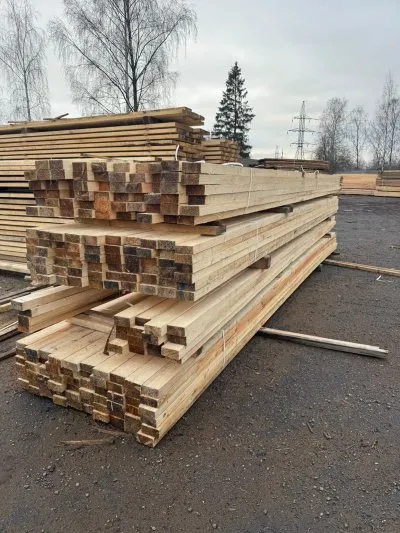 Доска обрезная 45х90х6000 мм ТУ, 1 сорт — фото