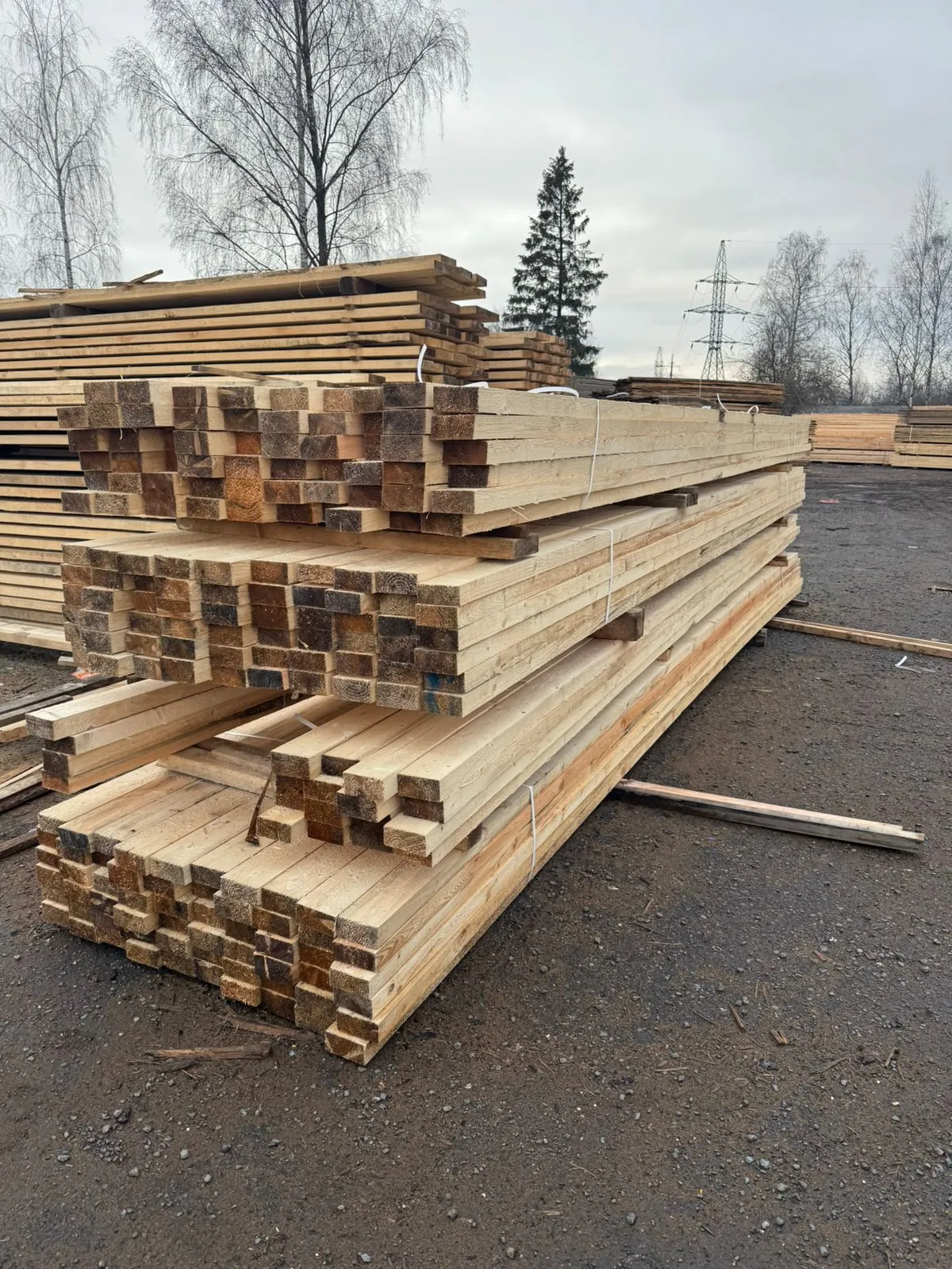 Купить Доска обрезная 45х90х6000 мм ТУ, 1 сорт