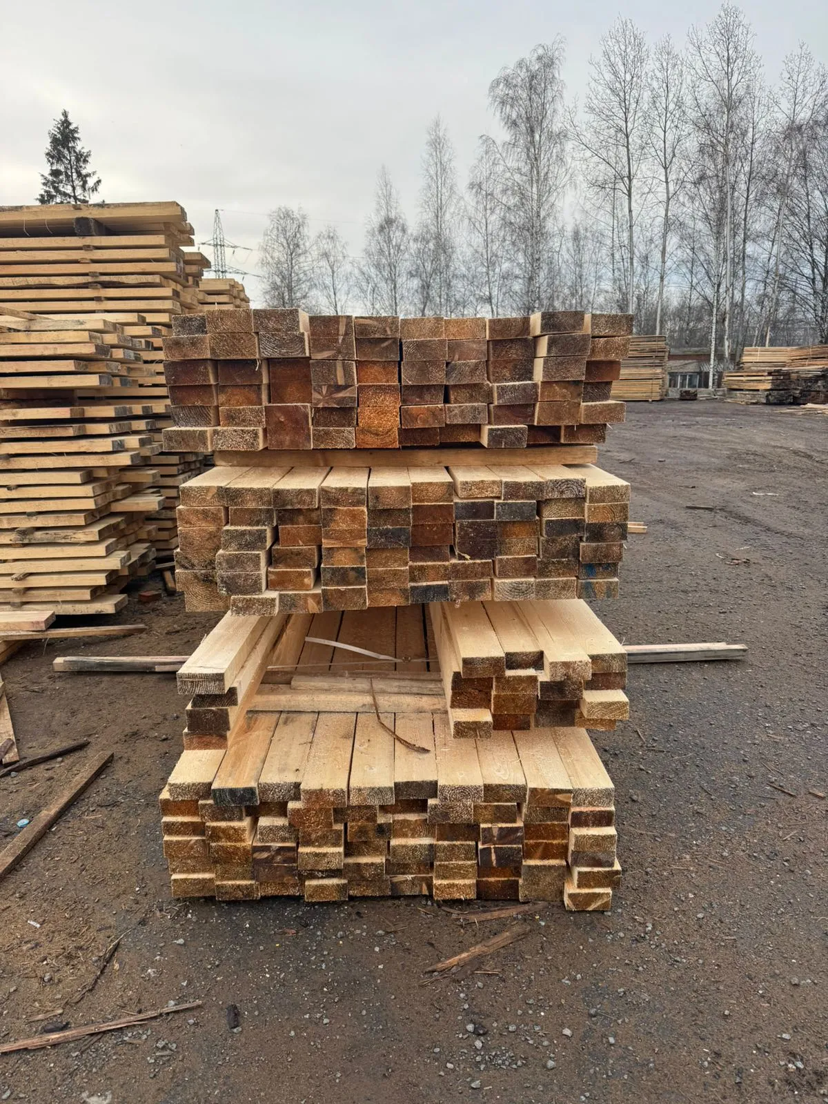 Купить Доска обрезная 45х90х6000 мм ТУ, 1 сорт