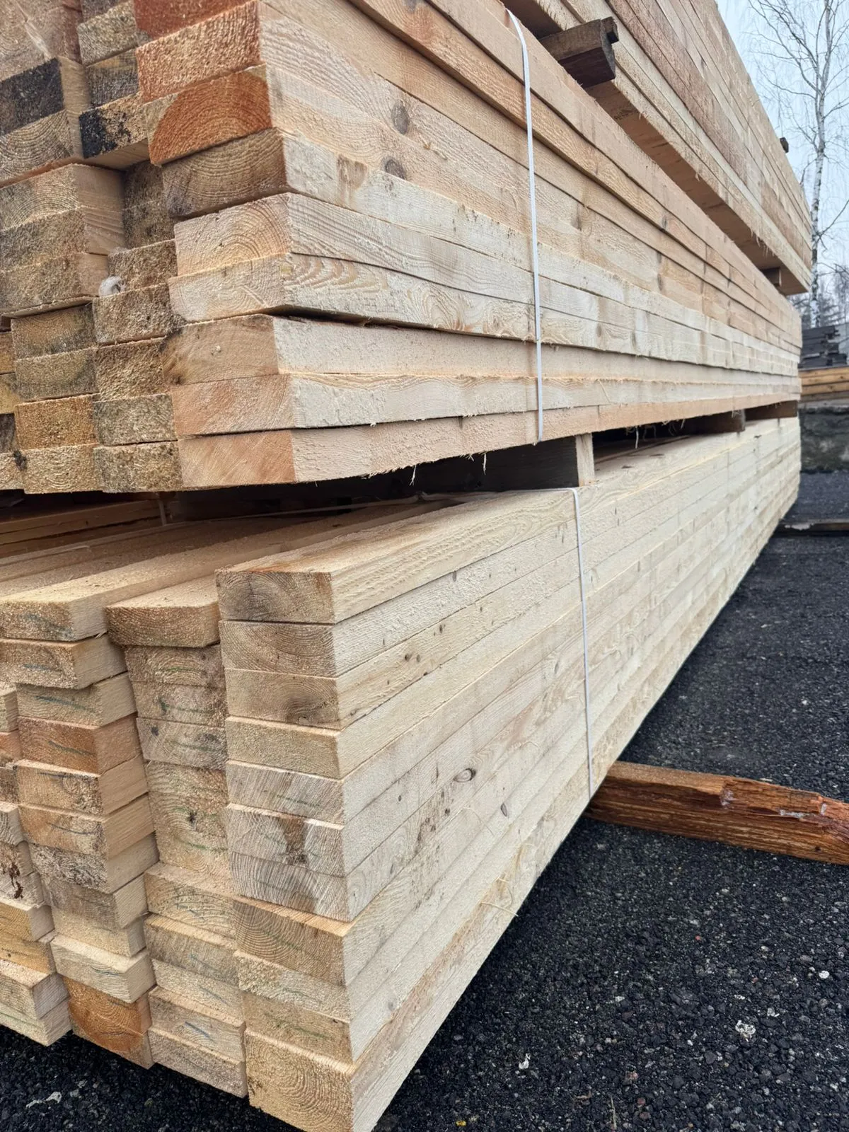 Купить Доска обрезная 50х150х6000 мм ГОСТ, 1 сорт