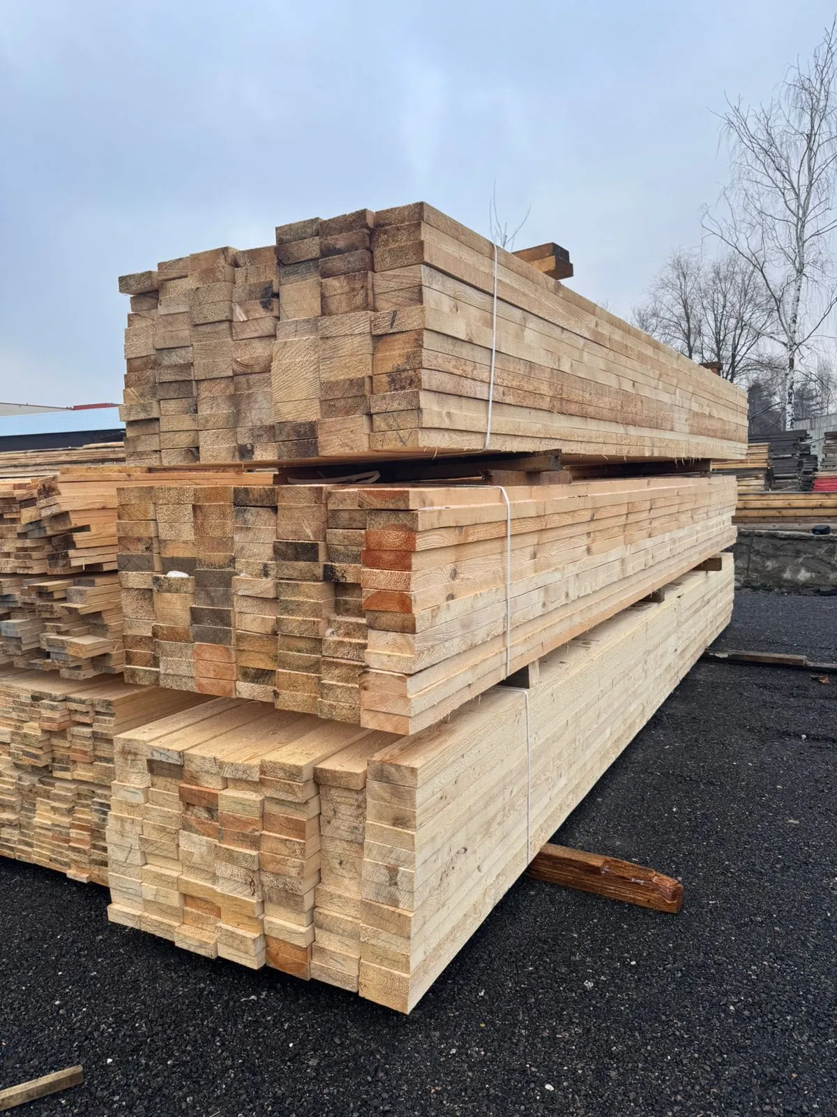 Купить Доска обрезная 50х150х6000 мм ГОСТ, 1 сорт