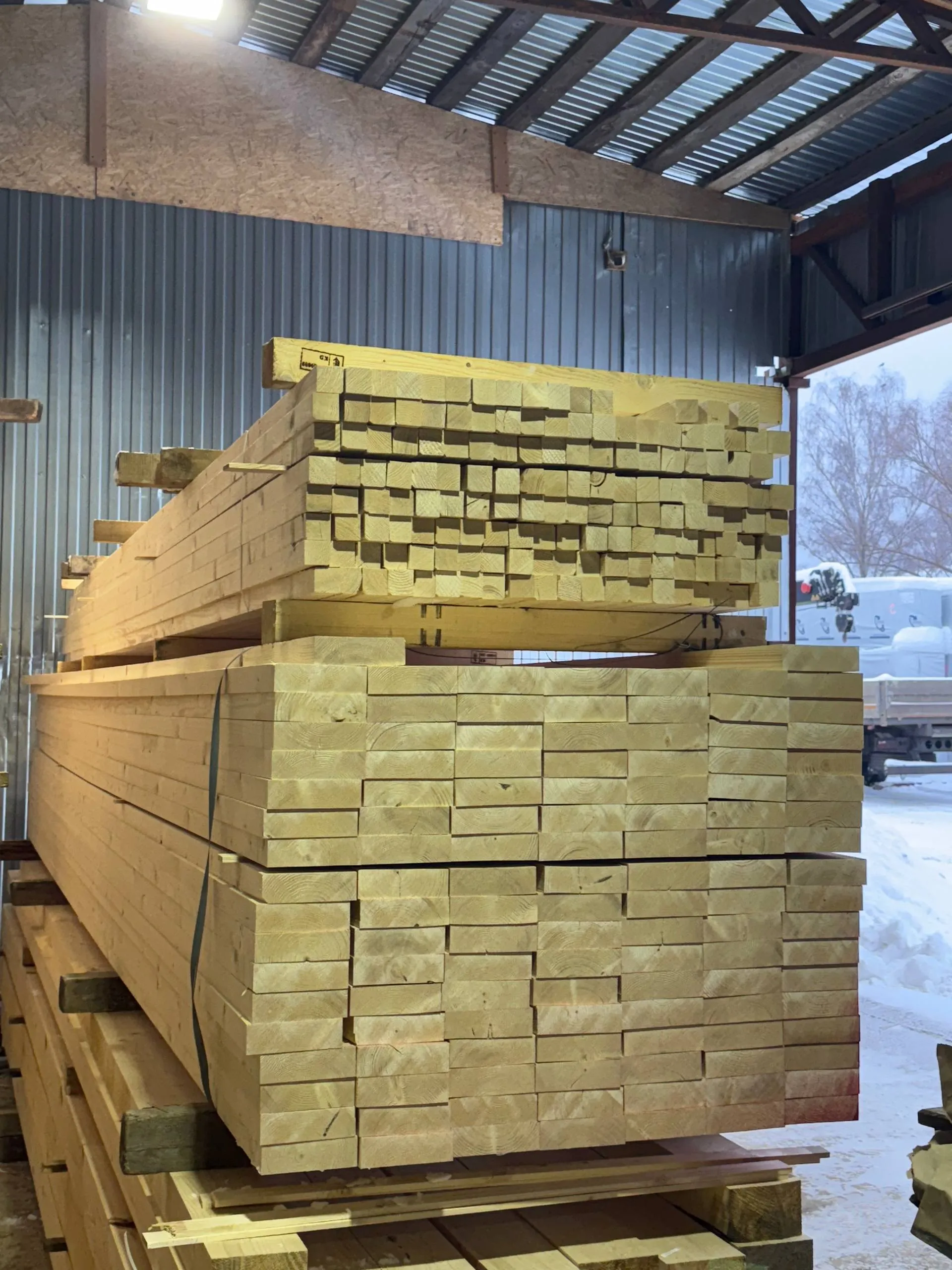 Купить Брусок сухой строганный 30х30х3000 мм