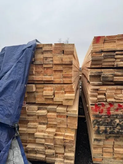 Доска обрезная 45х140х6000 мм ТУ, 1 сорт — фото