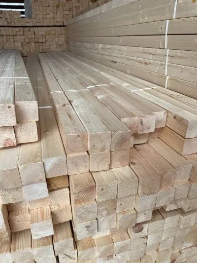 Брусок сухой строганный 45х45х3000 мм — фото