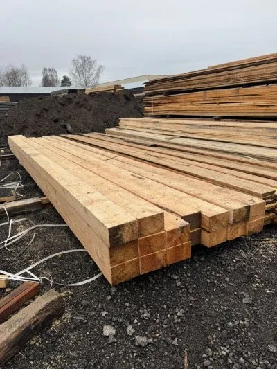 Брус обрезной 100х150х6000 мм ГОСТ, 1 сорт — фото