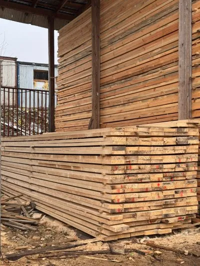 Доска обрезная 50х200х6000 мм ГОСТ, 1 сорт — фото