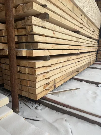 Брус обрезной 90х190х6000 мм ТУ, 1 сорт — фото