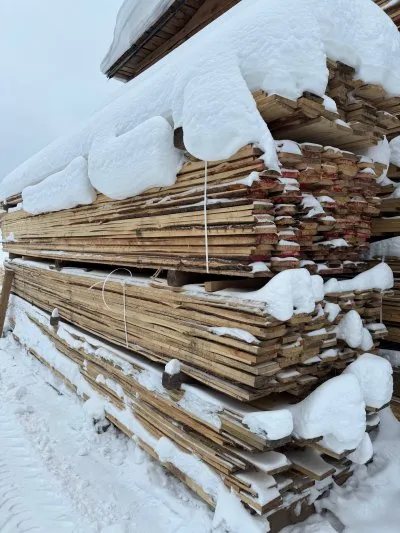 Доска обрезная осина 22х90х6000 мм ТУ — фото