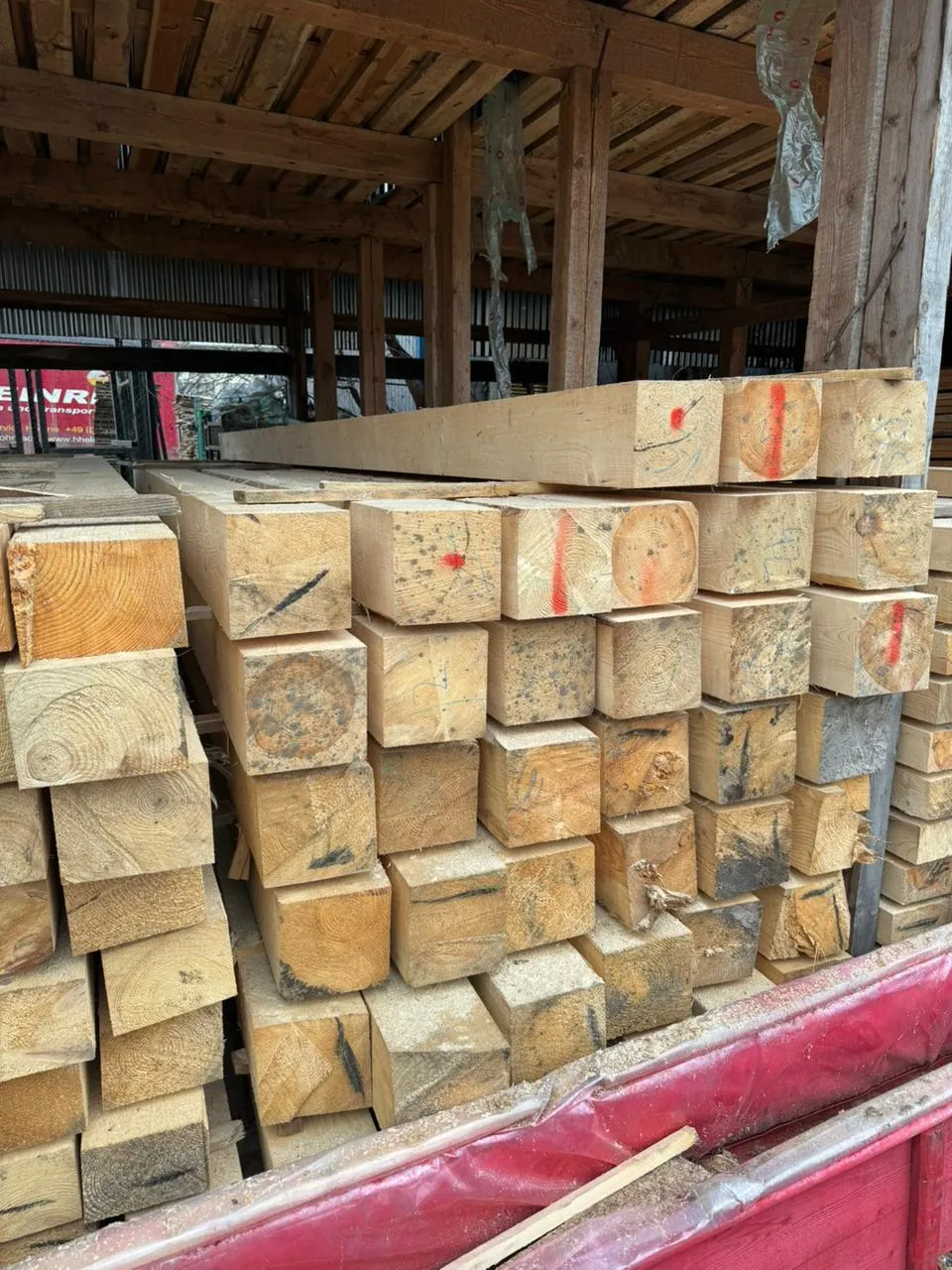 Купить Брус обрезной 190х190х6000 мм ТУ, 1 сорт