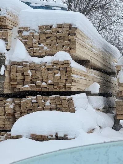 Доска обрезная осина 45х90х6000 мм ТУ — фото