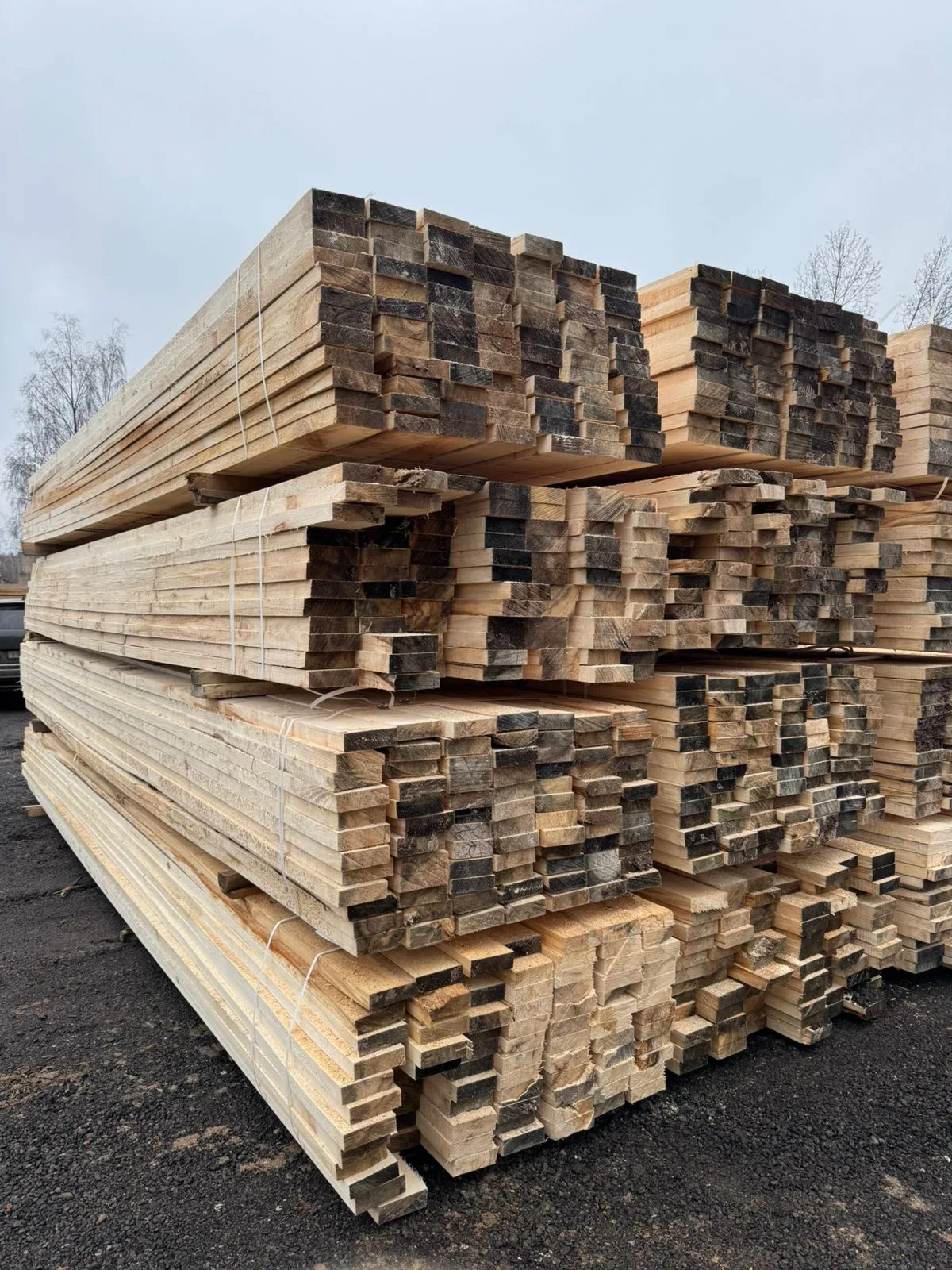 Купить Доска обрезная осина 45х140х6000 мм ТУ