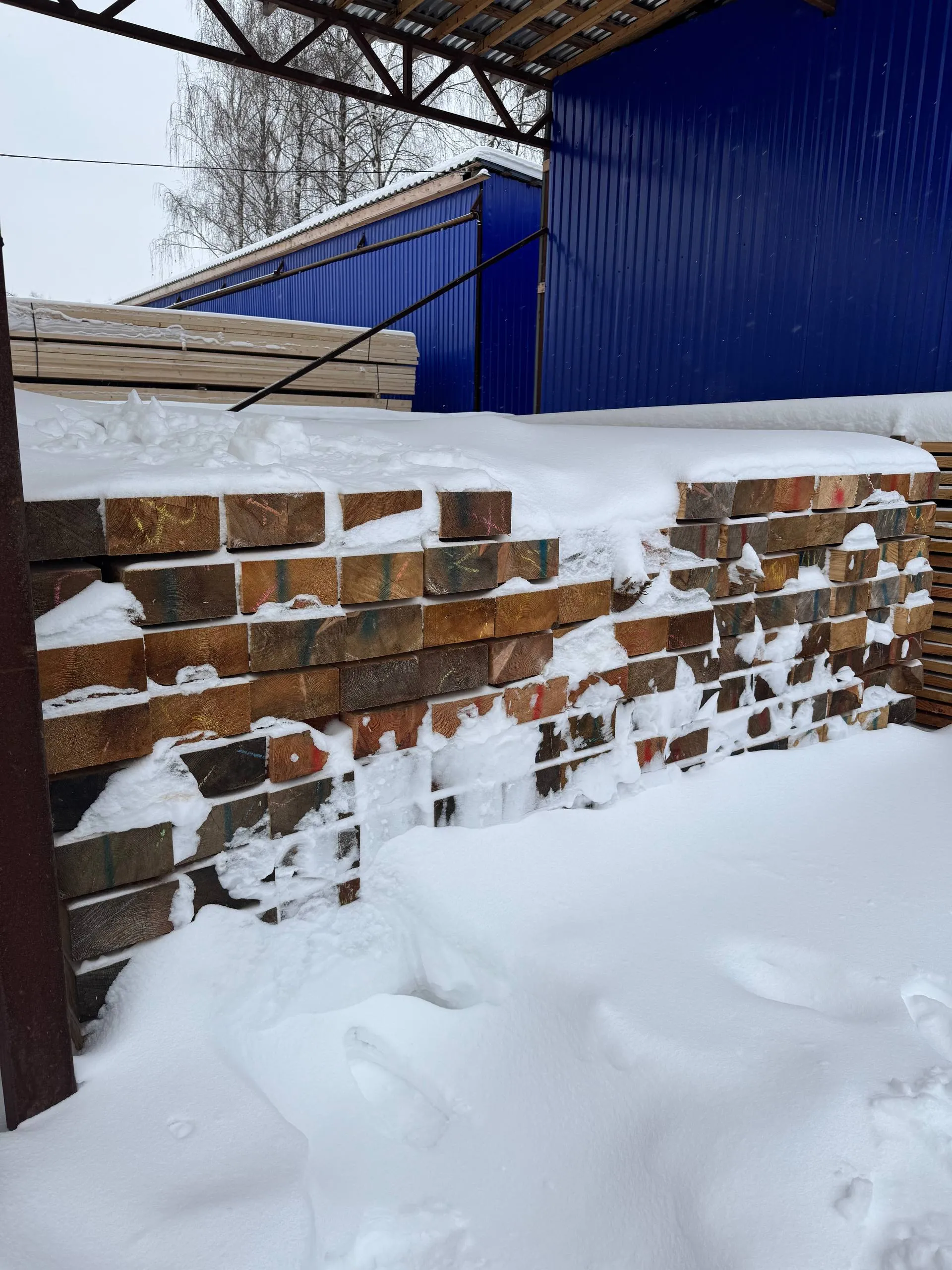 Купить Брус обрезной лиственница 100х200х6000 мм 1 сорт