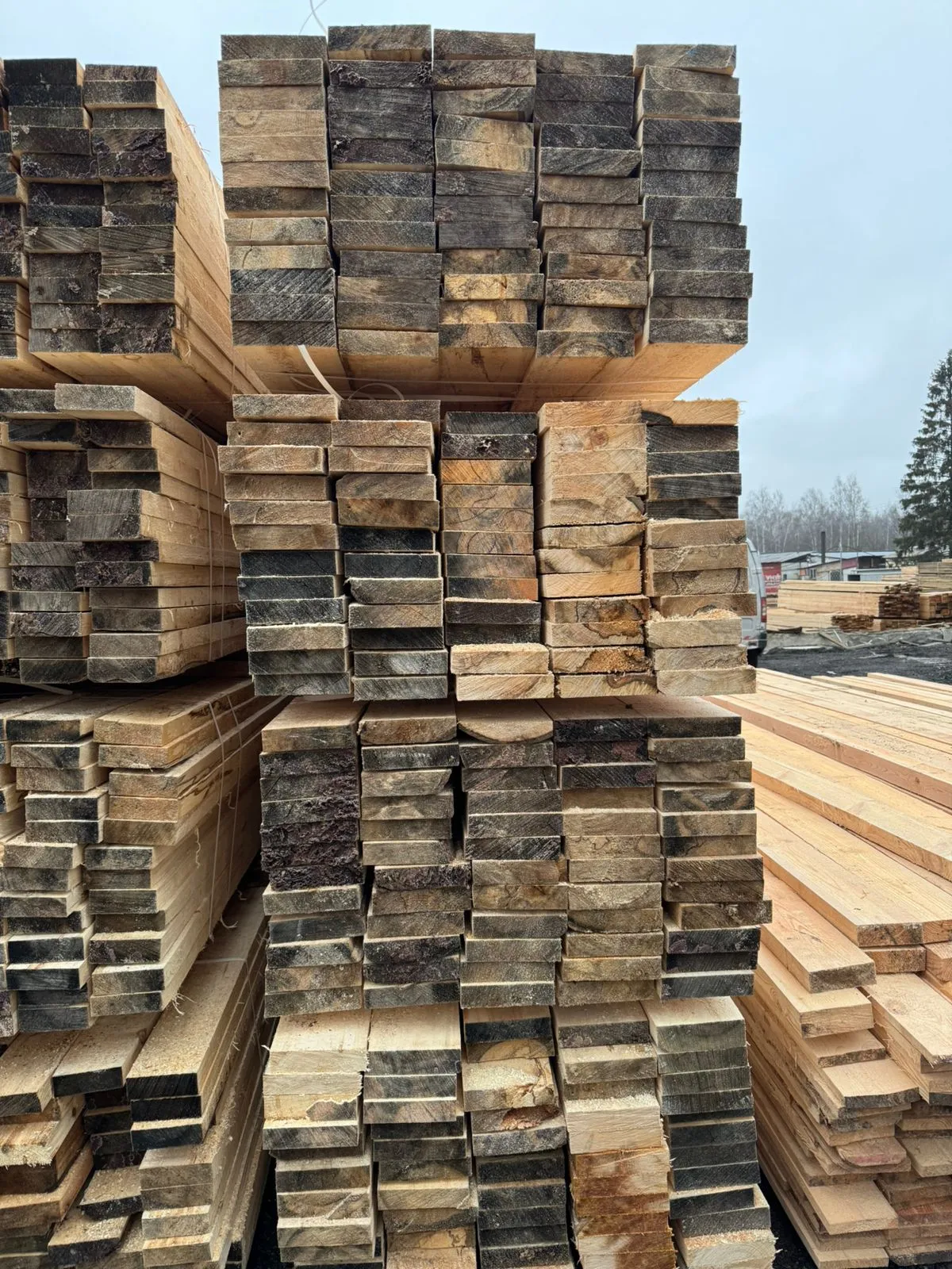 Купить Доска обрезная осина 45х190х6000 мм ТУ