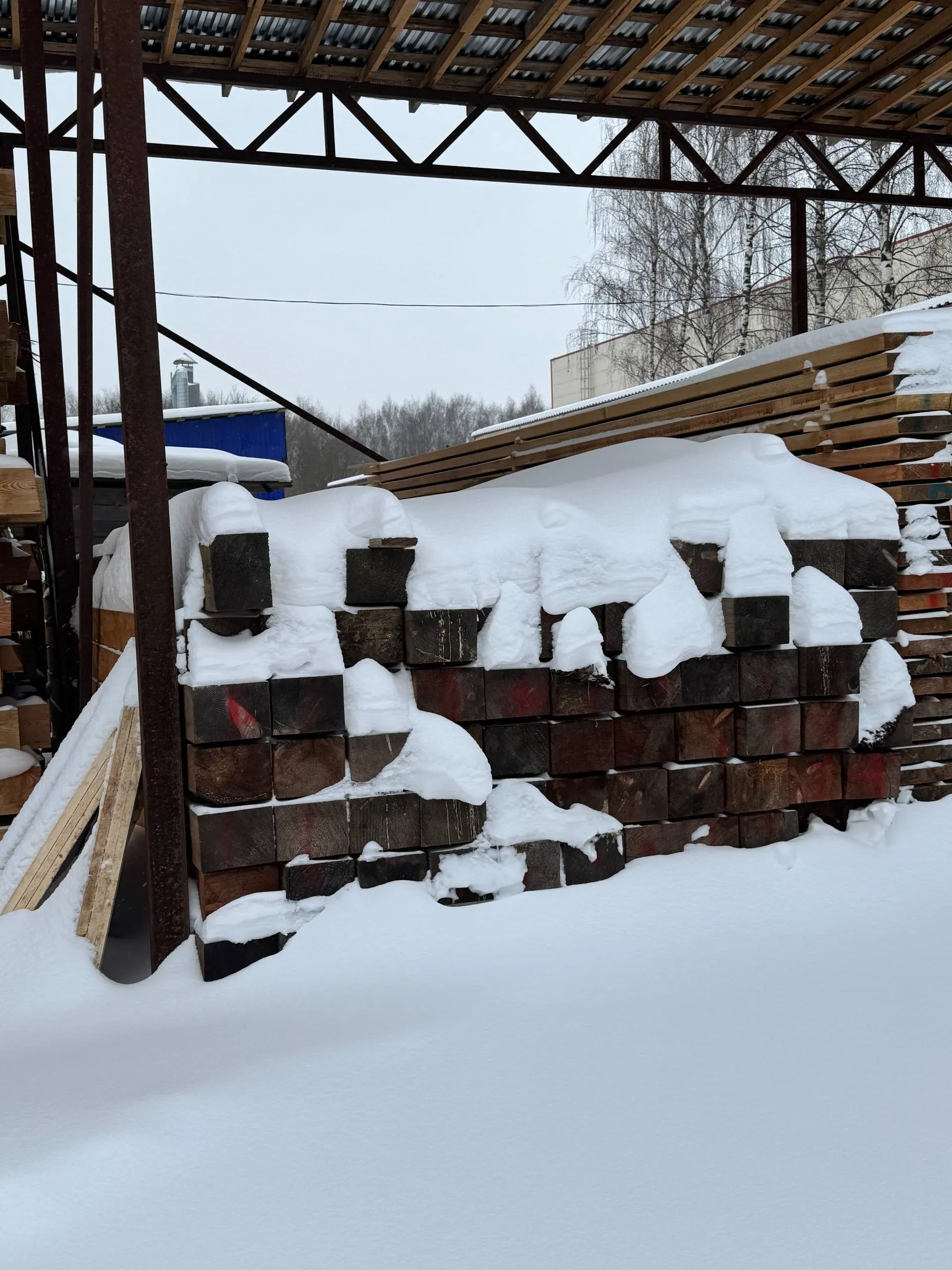 Купить Брус обрезной лиственница 150х200х6000 мм 1 сорт