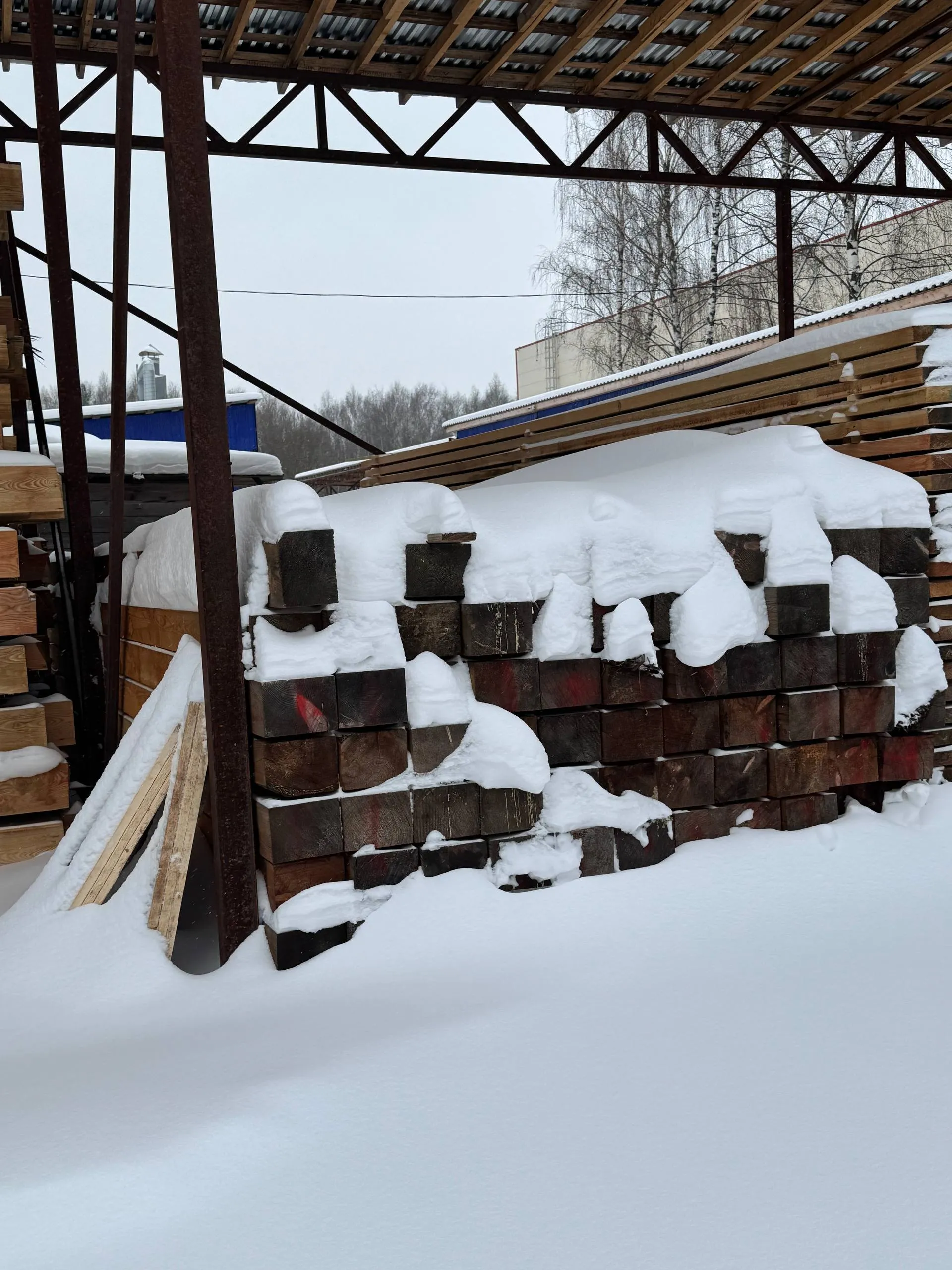 Купить Брус обрезной лиственница 150х200х6000 мм 1 сорт