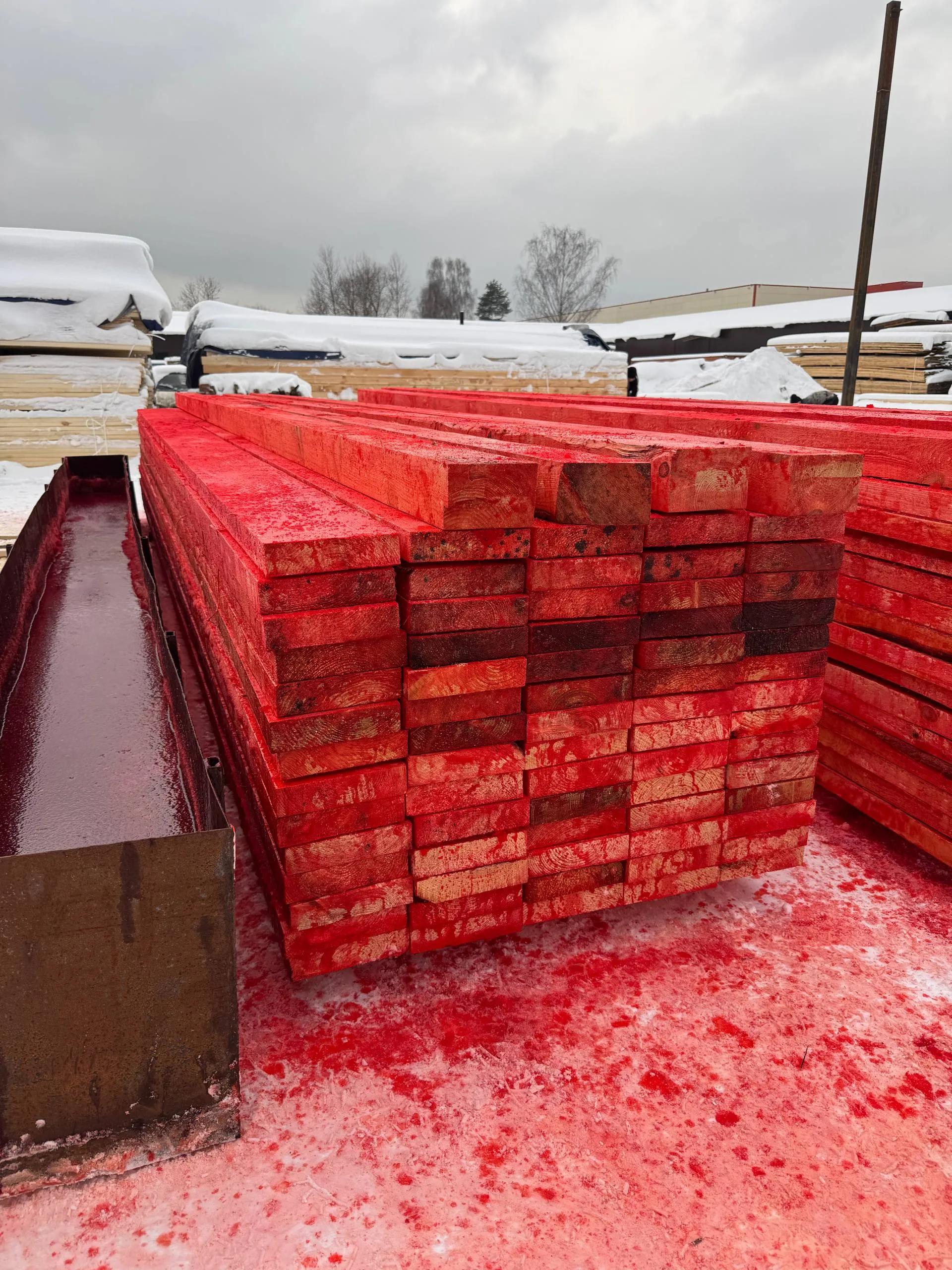 Купить Доска сухая строганная антисептированная 35х195х6000 мм