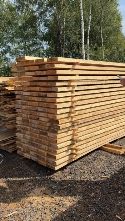 Доска обрезная 40х200х6000 мм 2 сорт — фото