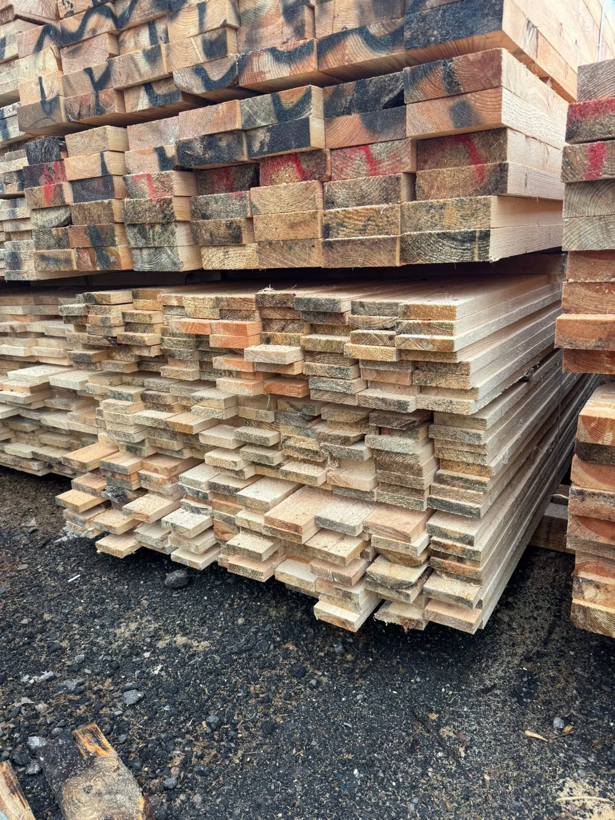 Купить Доска обрезная 25х100х3000 мм ГОСТ, 1 сорт