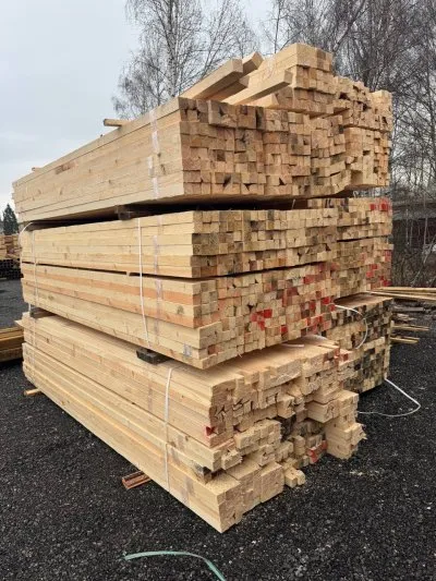 Брусок обрезной 50х50х3000 мм 2 сорт — фото