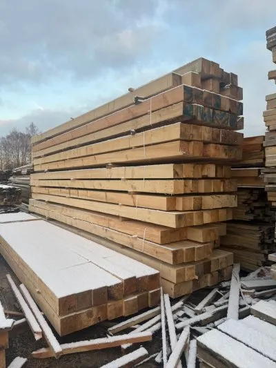 Брус обрезной 150х150х6000 мм 2 сорт — фото