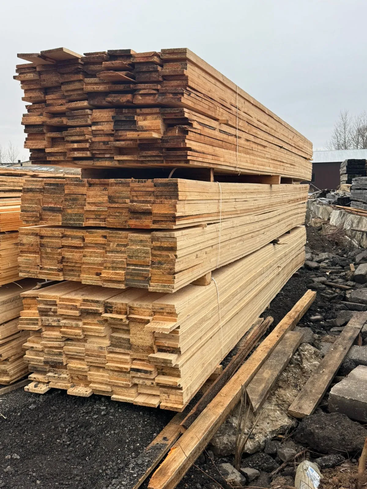 Купить Доска обрезная 25х150х3000 мм ГОСТ, 1 сорт