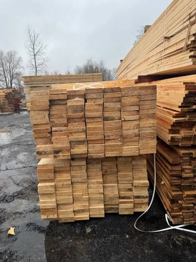 Доска обрезная 35х140х6000 мм ТУ, 1 сорт — фото