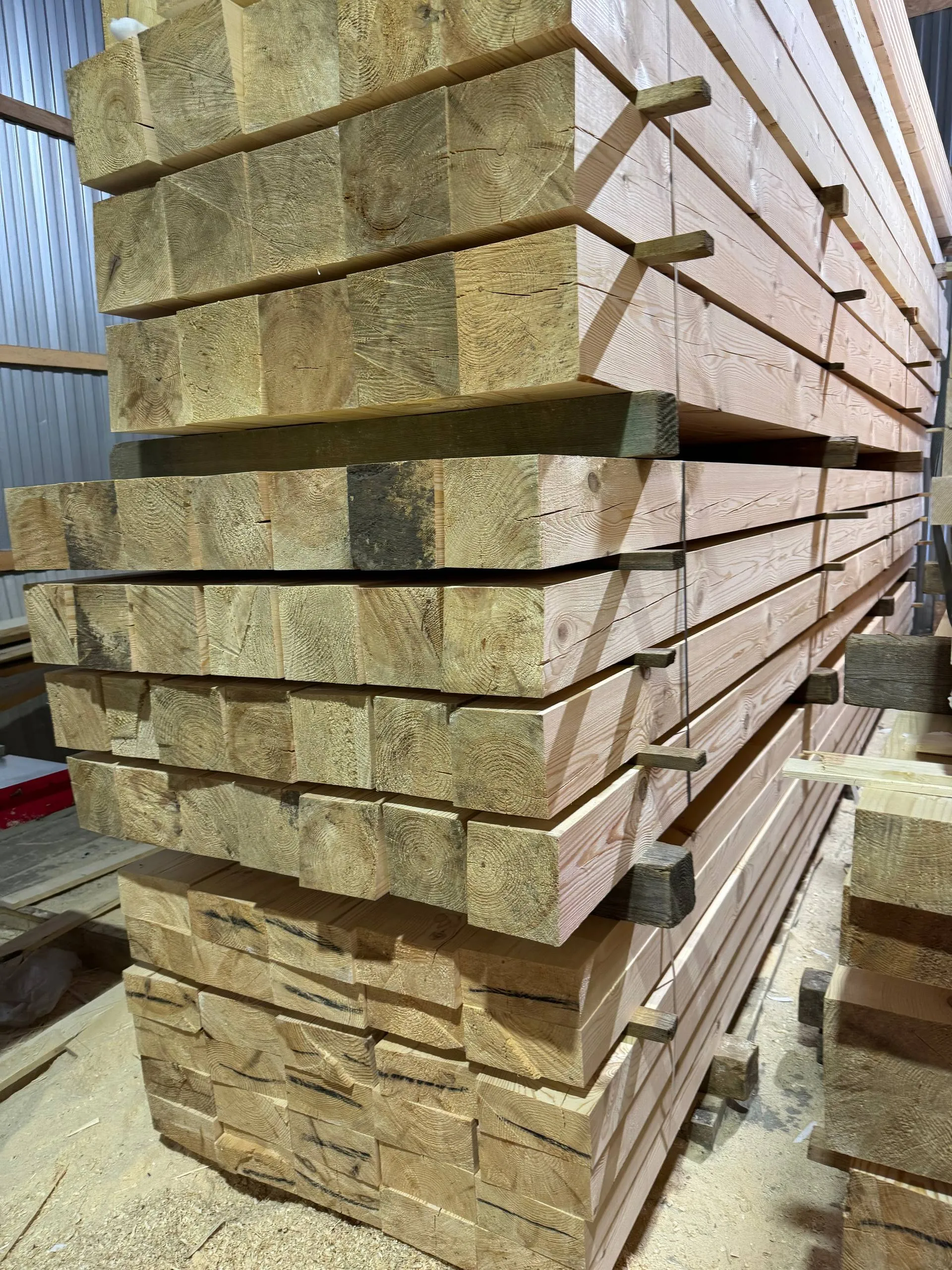 Купить Брус сухой строганный 140х140х6000 мм