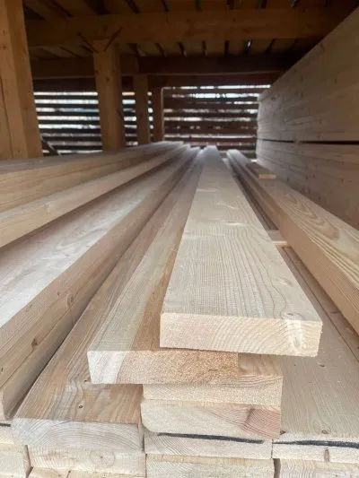 Доска строганная сухая 35х140х6000 мм — фото