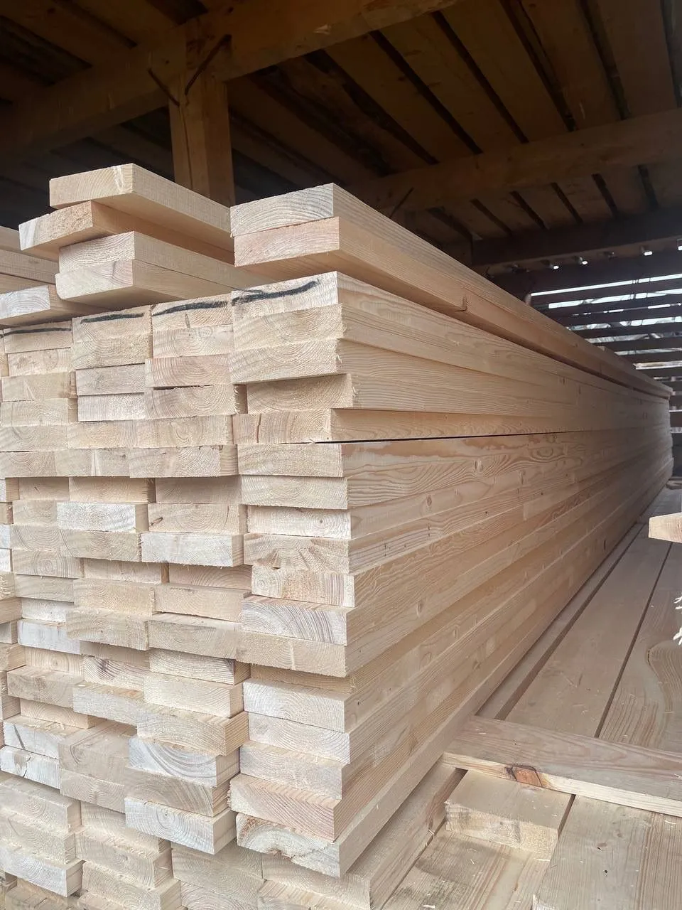 Купить Доска строганная сухая 35х140х6000 мм