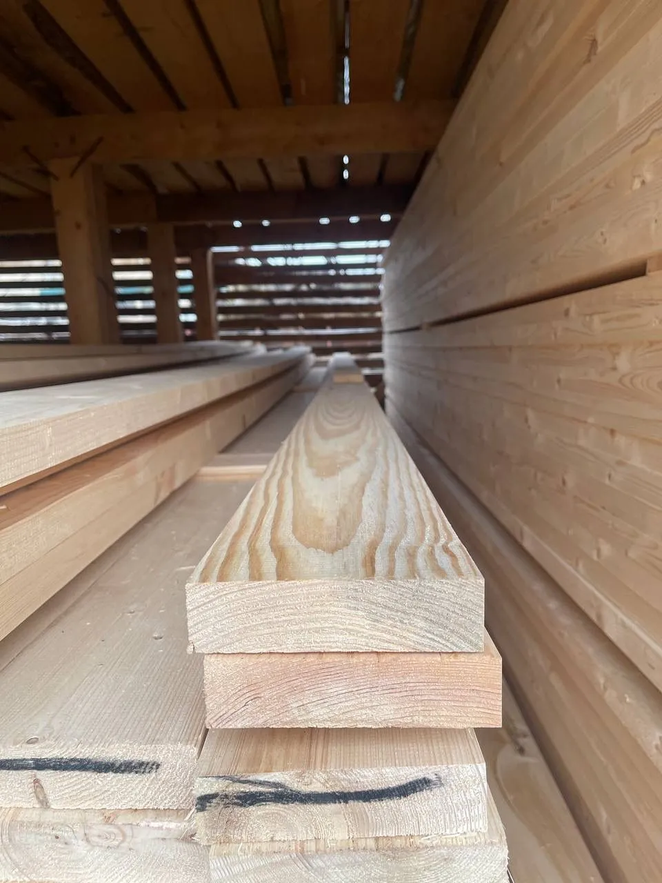 Купить Доска строганная сухая 35х140х6000 мм