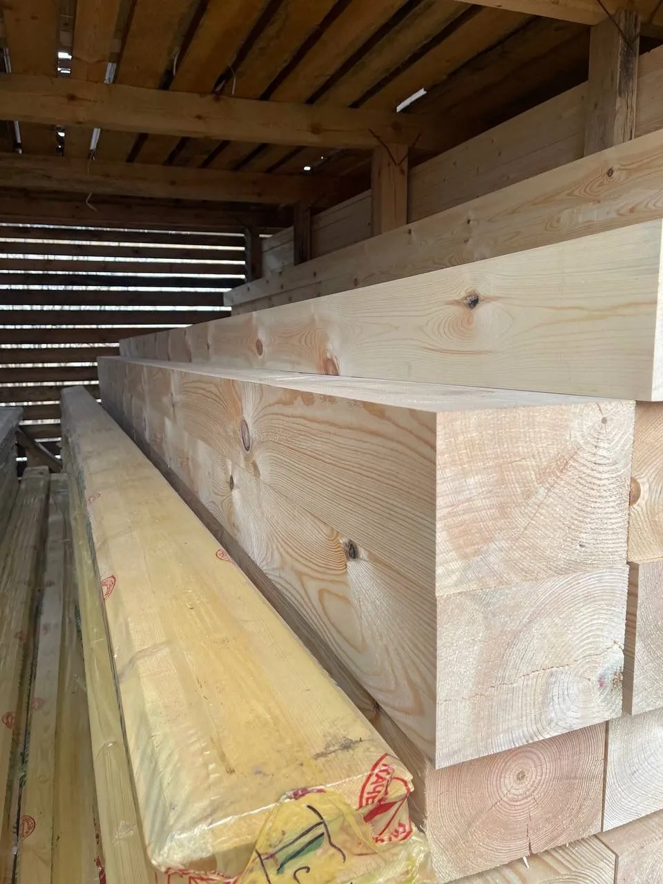 Купить Брус сухой строганный 150х200х6000 мм ГОСТ