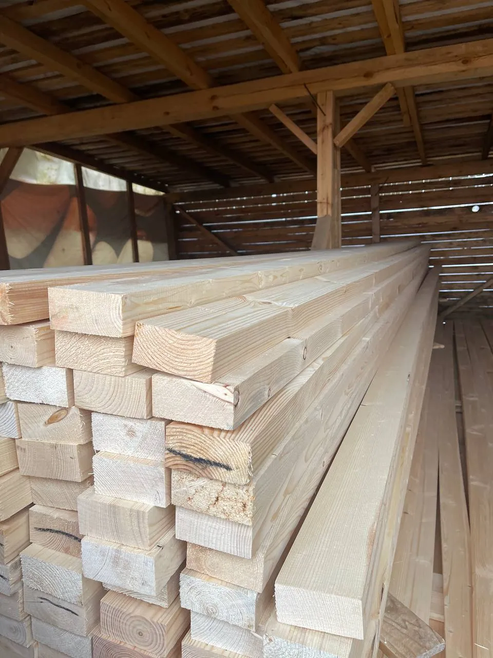 Купить Доска строганная сухая 45х90х6000 мм