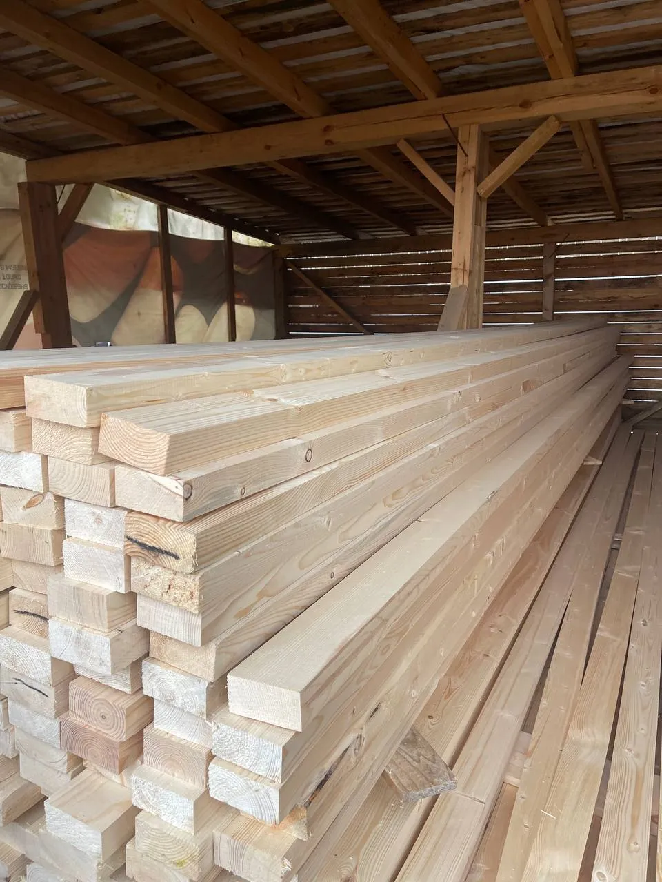 Купить Доска строганная сухая 45х90х6000 мм