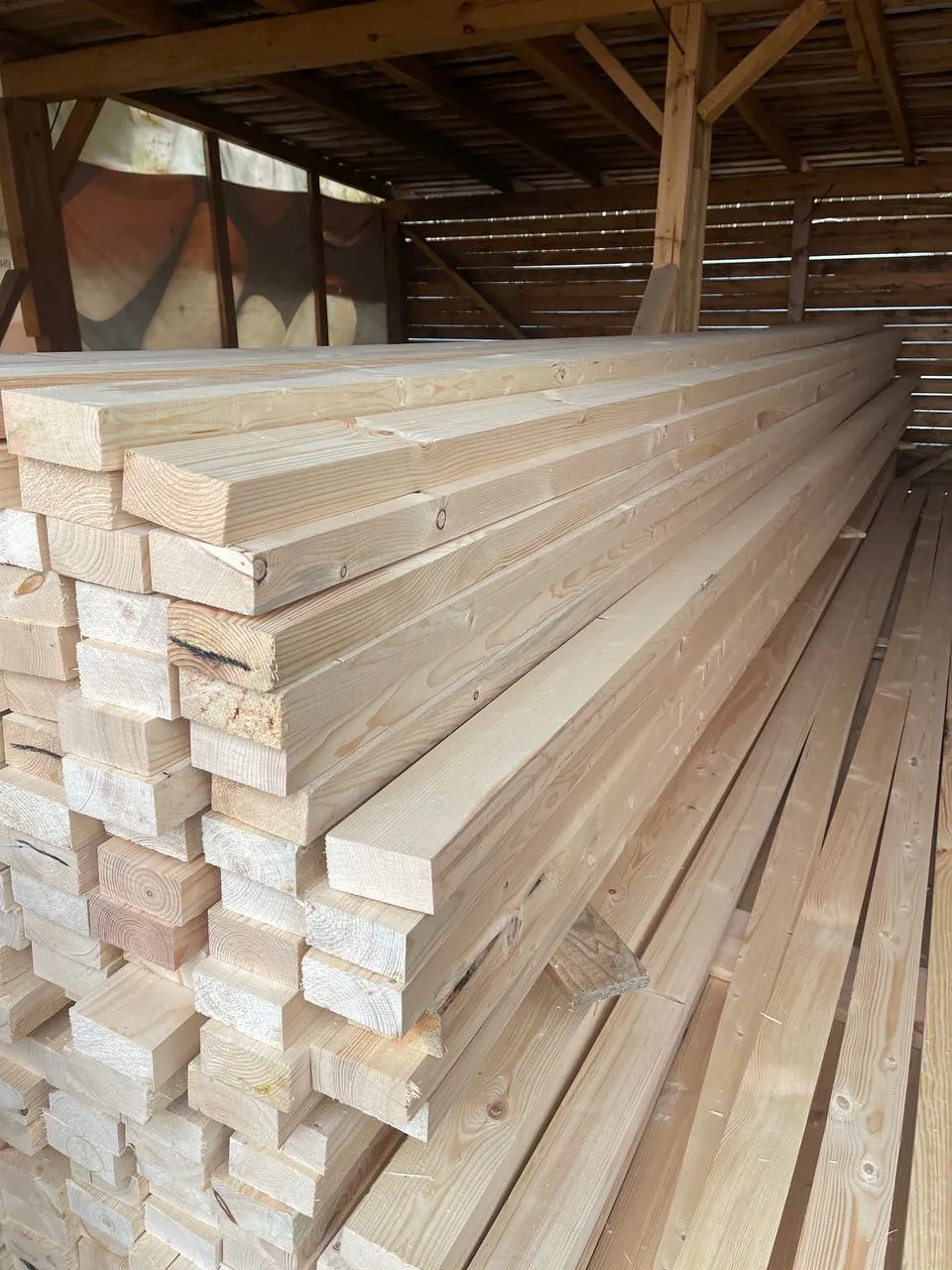 Купить Доска строганная сухая 45х90х6000 мм