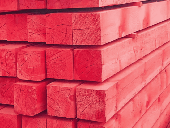 Брус обрезной антисептированный