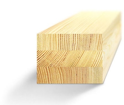 Брус клееный