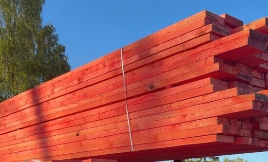 Доска строганная антисептированная для строительства и отделки