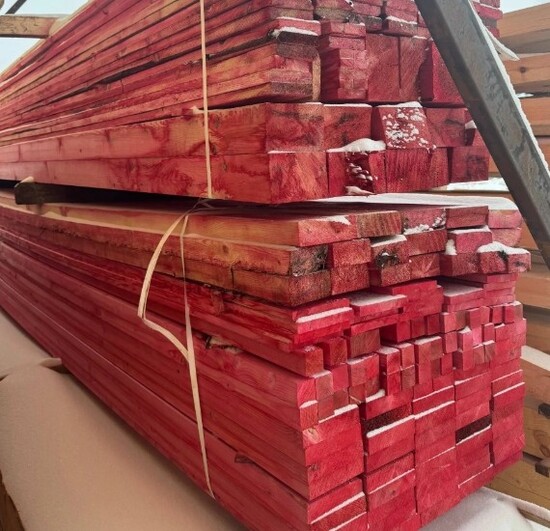 Брус обрезной антисептированный для бань