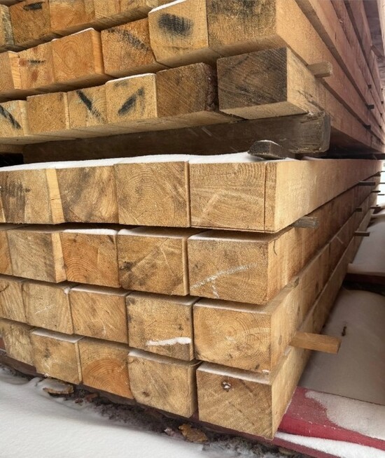 Брус обрезной сухой для строительства