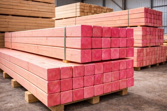 Брус сухой строганный антисептированный для каркасов