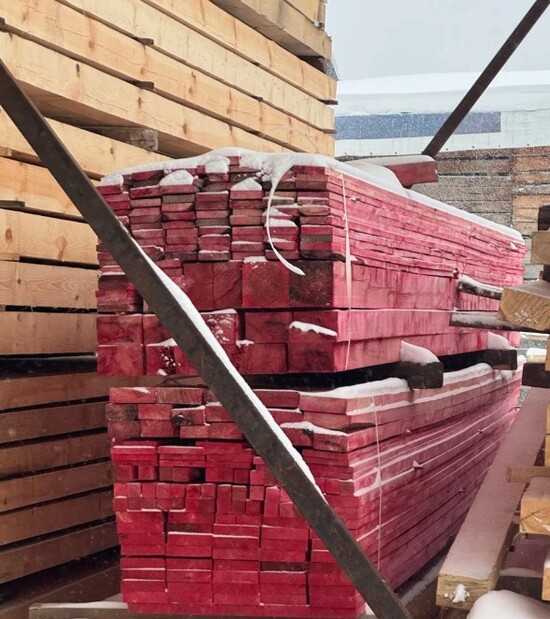 Обрезной брус 150х150 мм для строительства