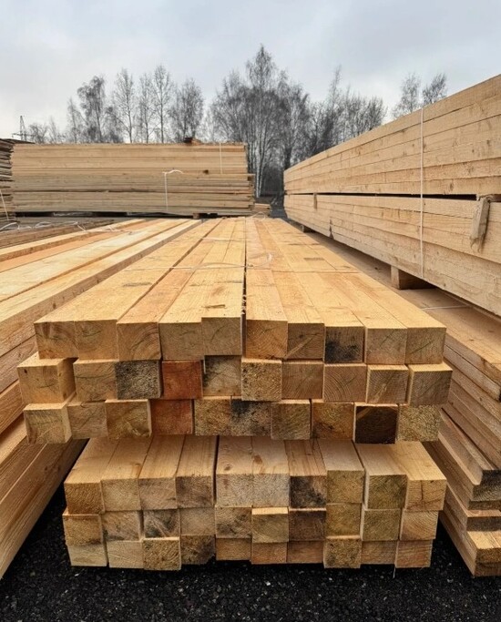 брус 100х100 мм для террас