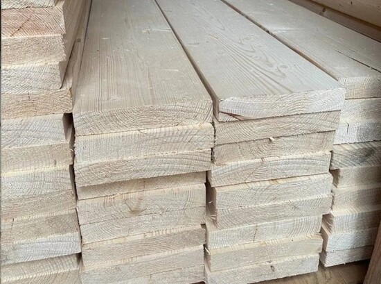 Доска строганная шириной 150 мм для стены